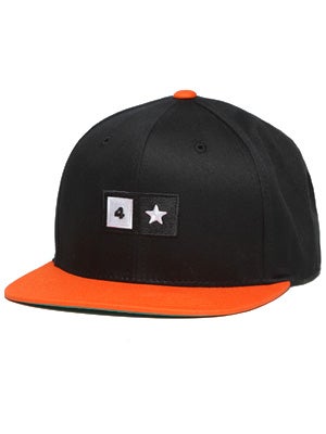 Fourstar Bar Starter Hat Black/Orange Adj.