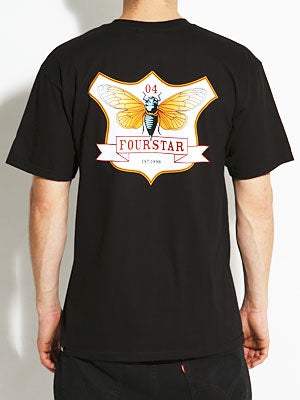 Fourstar Jenkins Moth Tee Black SM