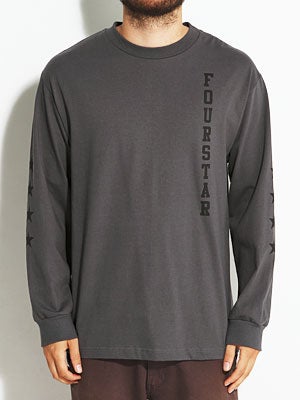 Fourstar Vert Longsleeve Tee Charcoal SM