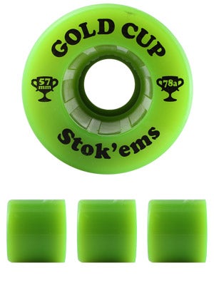 Gold Cup Stokems 78a Green Wheels