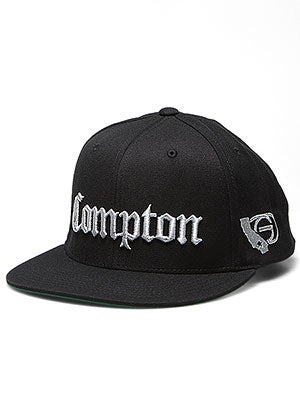 Gold Compton Starter Hat Black/Silver Adj.