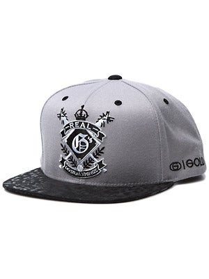 Gold Real G's Starter Hat Silver/Black Adjust