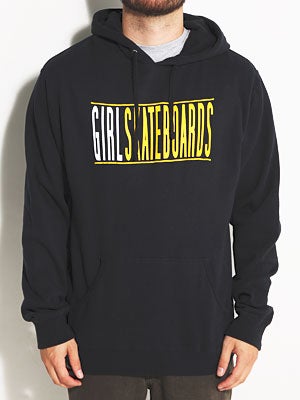 Girl Bars Pullover Hoodie Black XL