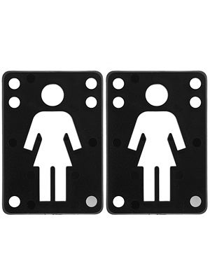 Girl Black Riser Pads 1/8
