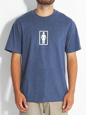 Girl OG Heathers Tee Blue Heather MD