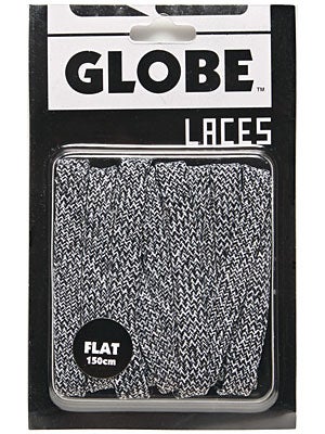 Globe Marle Flat Shoe Laces  Black/White