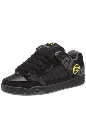 Globe Tilt Shoes Black/Charcoal/Gold