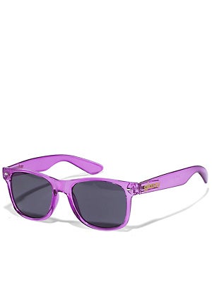 Glassy Nu Clear Sunglasses Purple