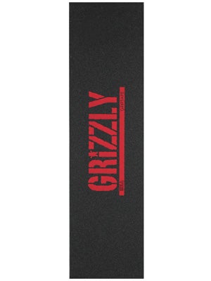 Grizzly MSA Stamp Print Griptape  Red