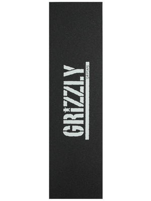 Grizzly Stamp Print Griptape  White