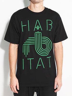 Habitat Low Fi Tee Black XL