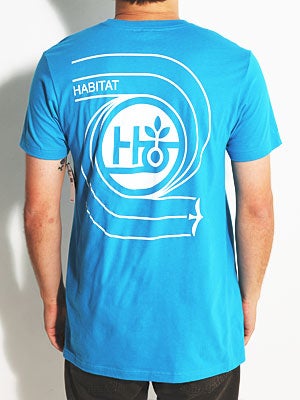 Habitat Orbit Tee Turquoise SM