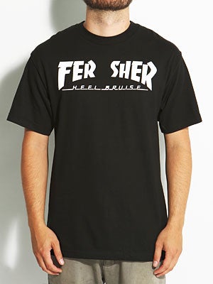 Heel Bruise Fer Sher Tee Black MD