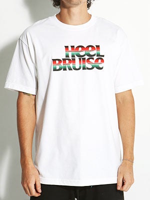 Heel Bruise Mexican Blanket Tee White SM