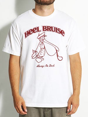 Heel Bruise Always On Deck Tee White MD