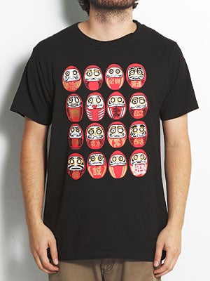 Heroin Daruma Tee Black SM