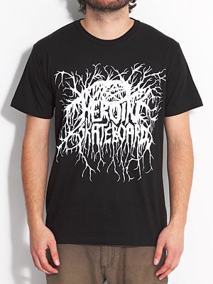 Heroin Roots Tee Black MD