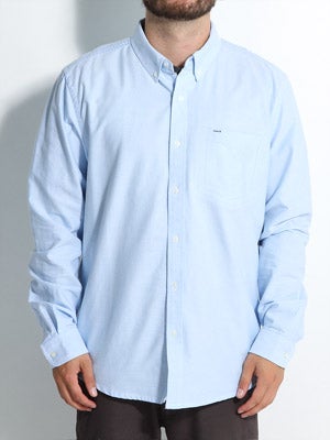 Hurley Ace Oxford L/S Woven Blue SM