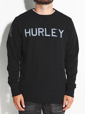 Hurley Brandage Crew Sweatshirt Black SM