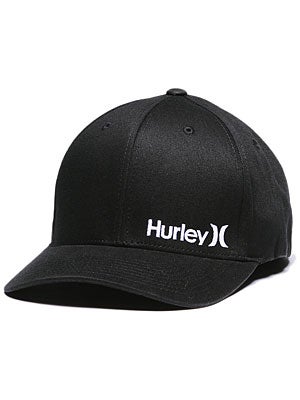 Hurley Corp Flexfit Hat Black SM/MD