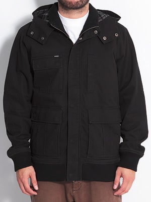 Hurley Peak Apex Jacket Black Herringbone MD