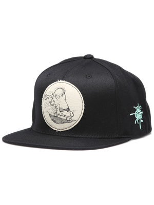 Hurley Rick Griffin Canvas Hat Black Adj.