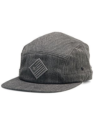 Hurley Stout 5 Panel Hat Black One Size