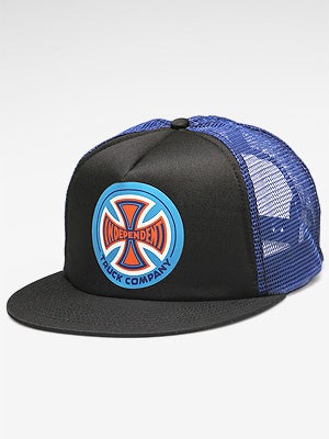 Indy CC Truck Co. Mesh Hat Black/Royal Adj.