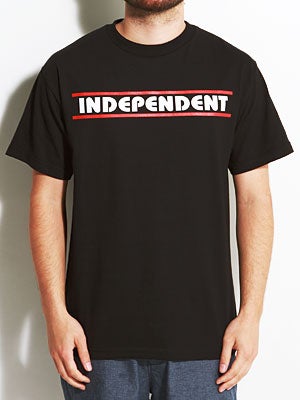 Independent Lines B/C Tee Black MD