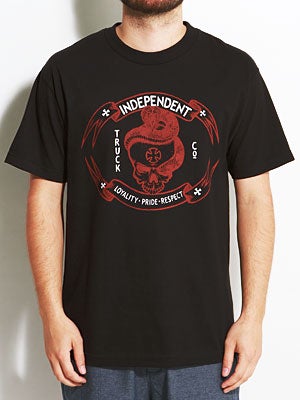 Independent LPR Skull Tee Black SM