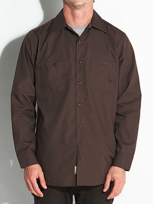 Independent No BS Work Shirt Brown SM