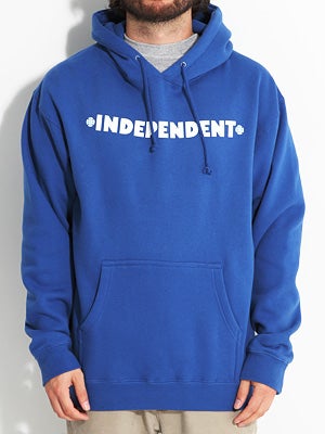 Indy Painted Bar/Cross Hoodie Royal Blue LG