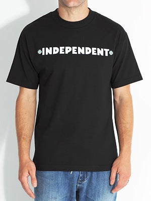 Indy Painted Bar/Cross Tee Black SM