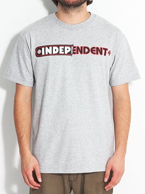 Independent Ripped B/C Tee Athletic Heather SM
