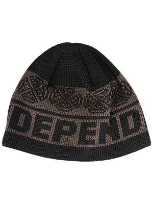 Woven Crosses Beanie Black