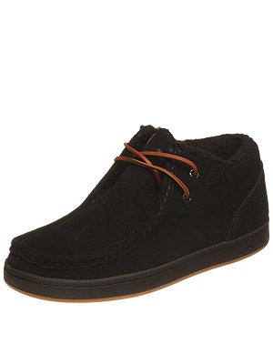 IPath Cat Shearling Shoes  Black Suede