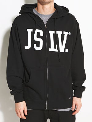 JSLV Issue Standard Hoodzip Black SM
