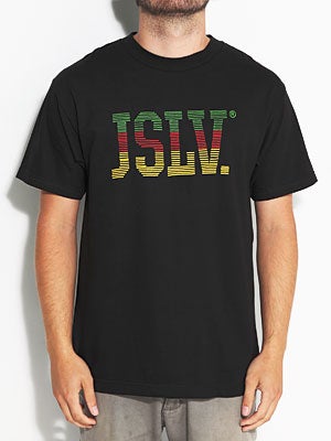 JSLV Issue Standard Lines Tee Black SM