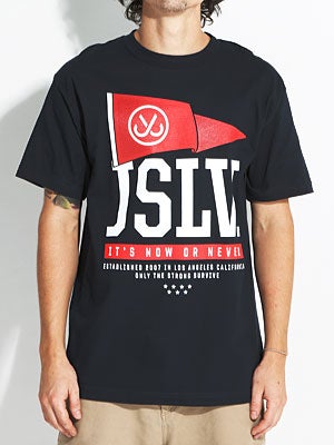 JSLV Pennant Tee Navy MD