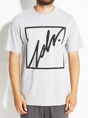JSLV Squared Outline Tee Athletic Heather SM
