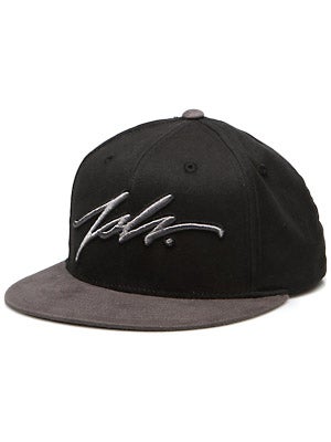 JSLV Signature Snap Cap Hat Black/Charcoal Adj