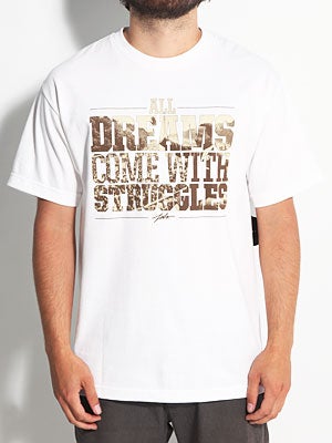 JSLV Struggles Tee White SM