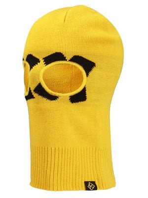 Krooked Cross Eyed Ski Mask Beanie Yellow