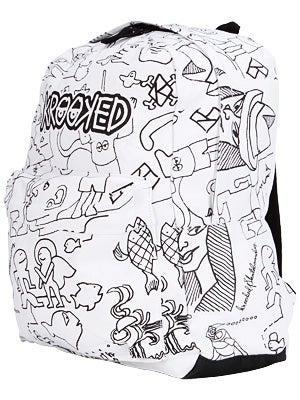 Krooked Kolor Me Krooked Backpack White