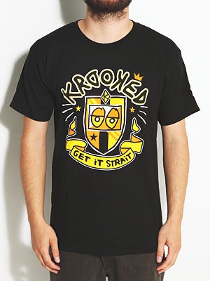Krooked Krest Tee Black MD