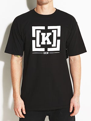 KR3W Bracket Regular Tee Black/White SM