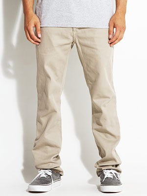 KR3W K Slim Chino Pants Dark Khaki 28