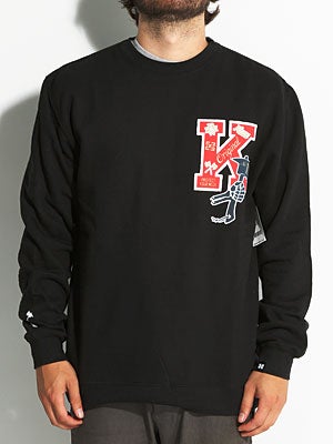 KR3W Letterman Crew Black MD