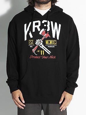 KR3W Protect Your Neck Hoodie Black MD