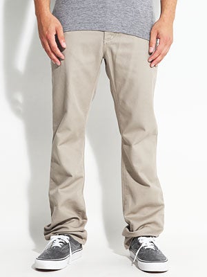 K Slim 5 Pocket Twill Pants Dark Khaki 30